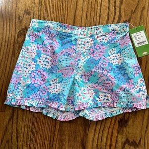 Lilly Pulitzer girls Little Callahan Short in Worth Blue Size Large (8-10) NWT